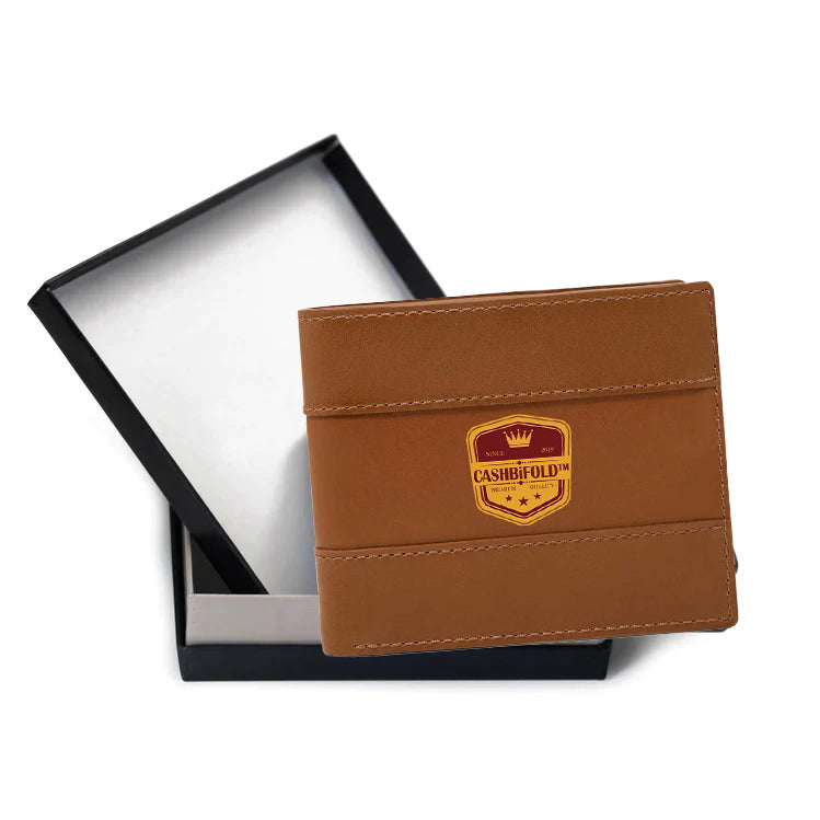 CASHBIFOLD™  Classic Brown Bifold Wallet